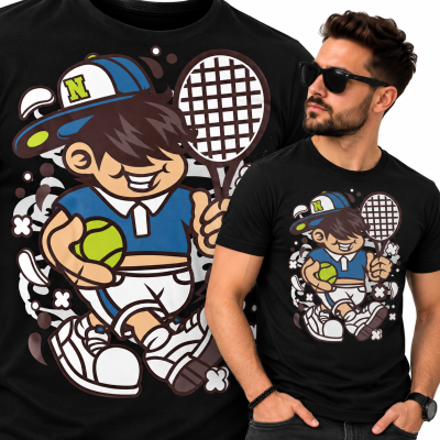 KOSZULKA ANIMOWANA  TENNIS KID